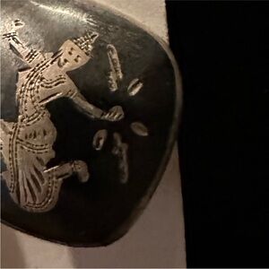 Vintage Siam Sterling Clip-On Earrings